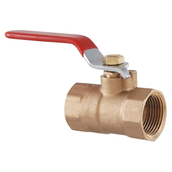 Tooltime 1 in. IPS Low Lead Brass Ball Valve TO335186